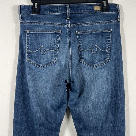 🔥 AG Adriano Goldschmied The High Rise Stevie Slim Straight Ankle Jeans Sz 29R - Picture 4 of 12